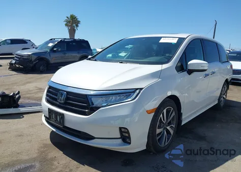 2023 Honda Odyssey Touring from USA, damaged, VIN 5FNRL6H84PB050407